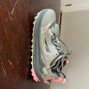 Altra Gray and Pink Trail Shoes